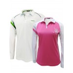 Golf Couple Set 1: Bamboo Charcoal Longsleeve Polo shirts