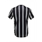 Schontex Bamboo Charcoal Striped Sport T-shirt